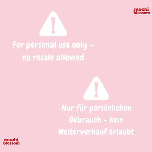 BAO Arbeitet Aufkleberblatt , BAO is working Stickersheet | Mochi Blossom