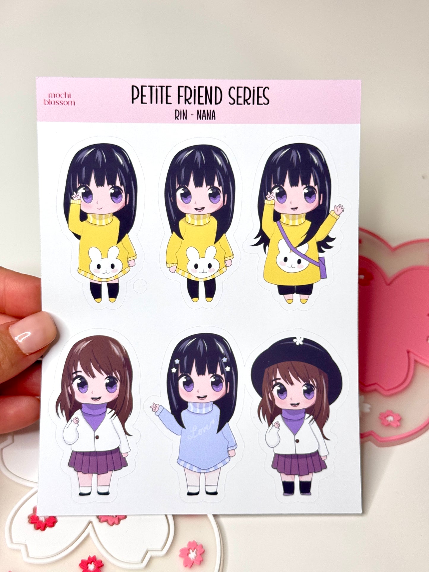 Petite Friends Series Aufkleberblatt