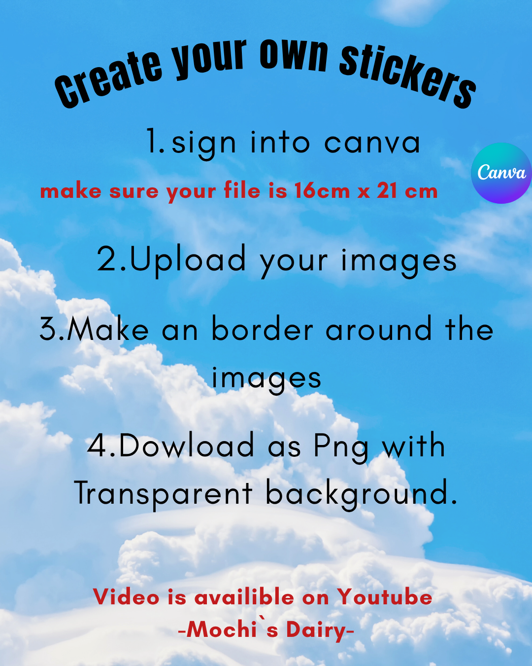 Personalisiertes Aufkleberblatt