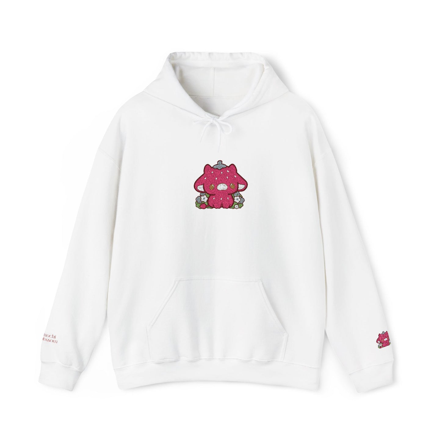 Strawberry Cow Sweatshirt - Unisex Hoodie Blend