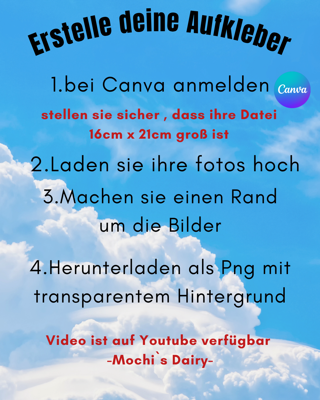 Personalisiertes Aufkleberblatt