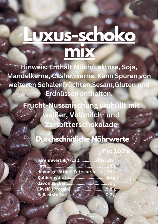 Premium Trockenfrüchte - Luxus-schoko mix