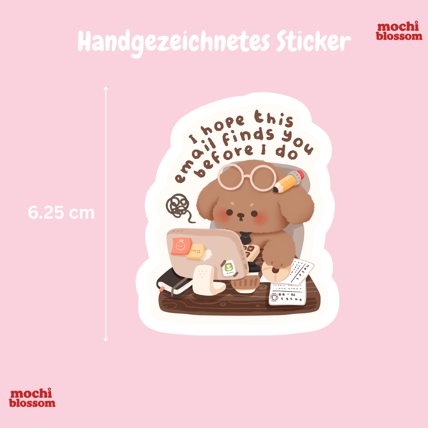 Bär e-mail Sticker , Handgezeichnete Sticker