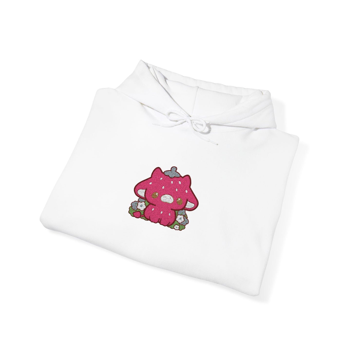 Strawberry Cow Sweatshirt - Unisex Hoodie Blend