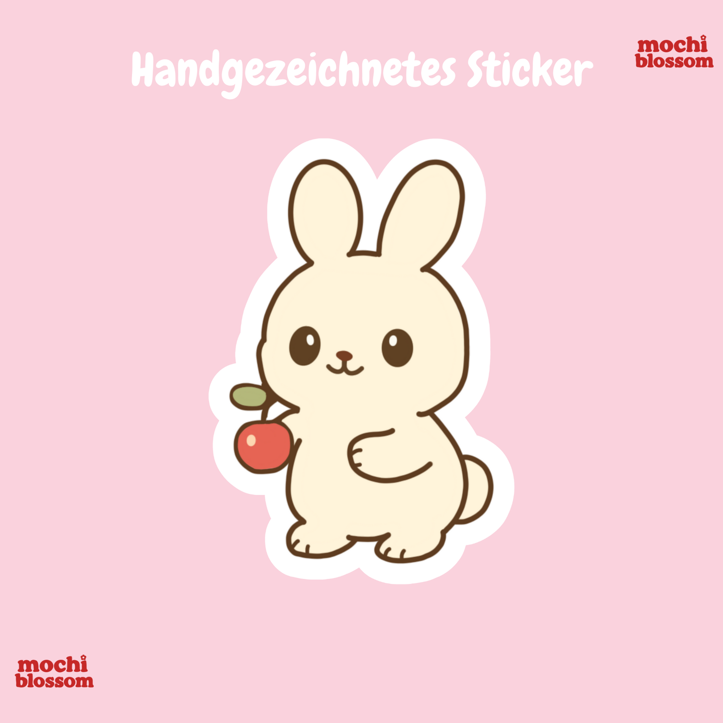 Anti Social Sticker , Bunny Sticker , Text quotes Stickers | Mochi Blossom