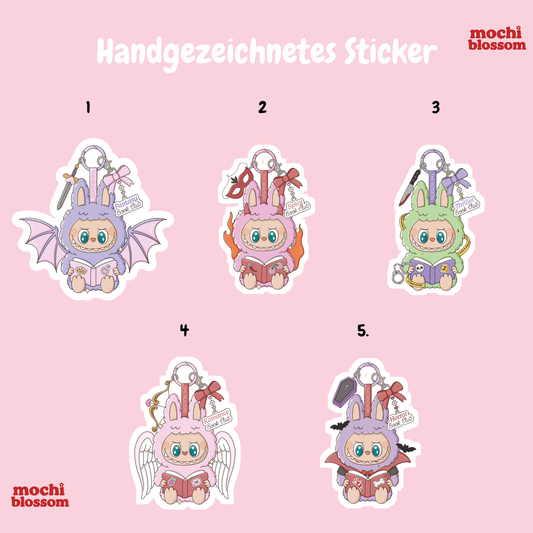 Labubu Stickers , Handgezeichnete Stickers