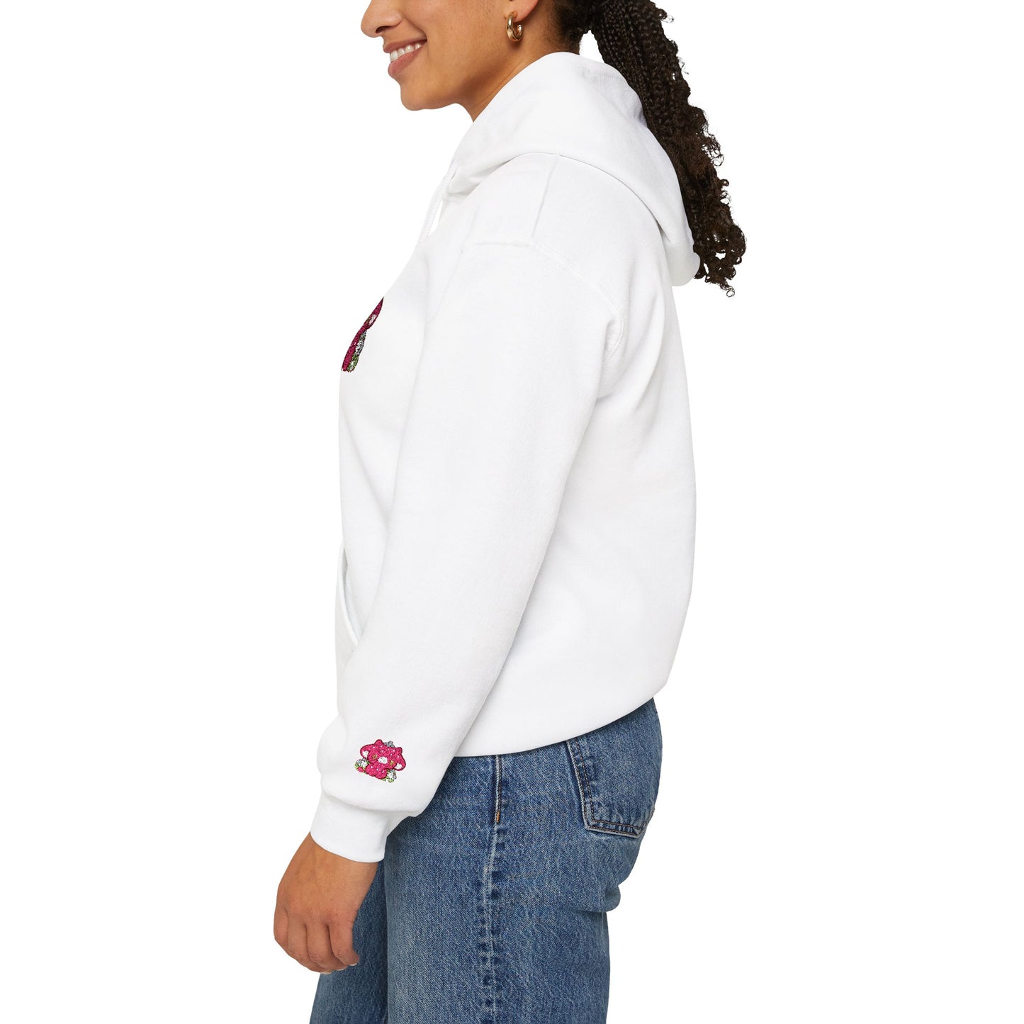 Strawberry Cow Sweatshirt - Unisex Hoodie Blend