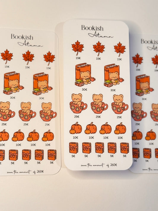 Bookish Autumn Saving Challenge