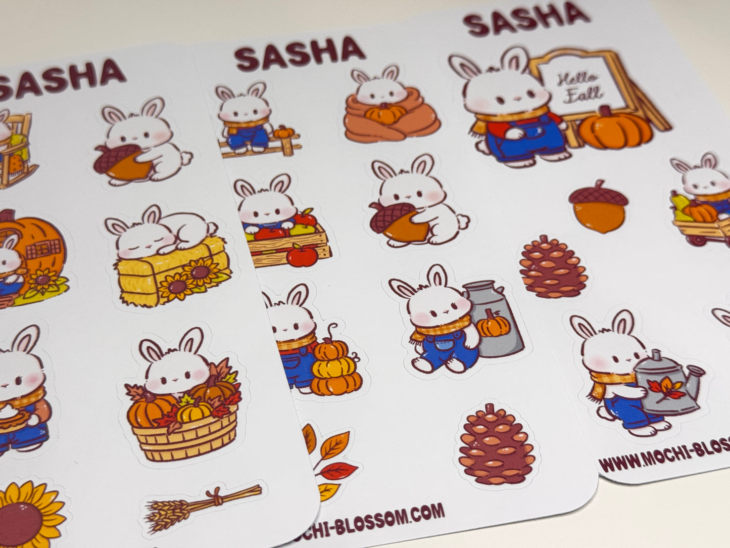 Sasha Bunny Sticker Set
