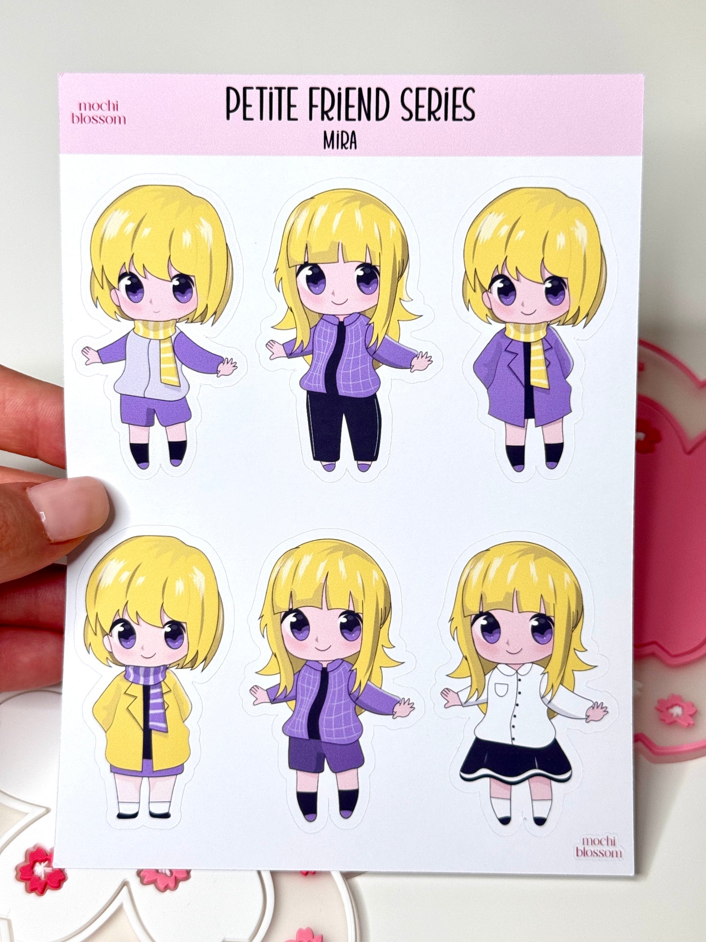 Petite Friends Series Aufkleberblatt