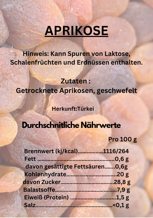 Premium Trockenfrüchte - Aprikosen