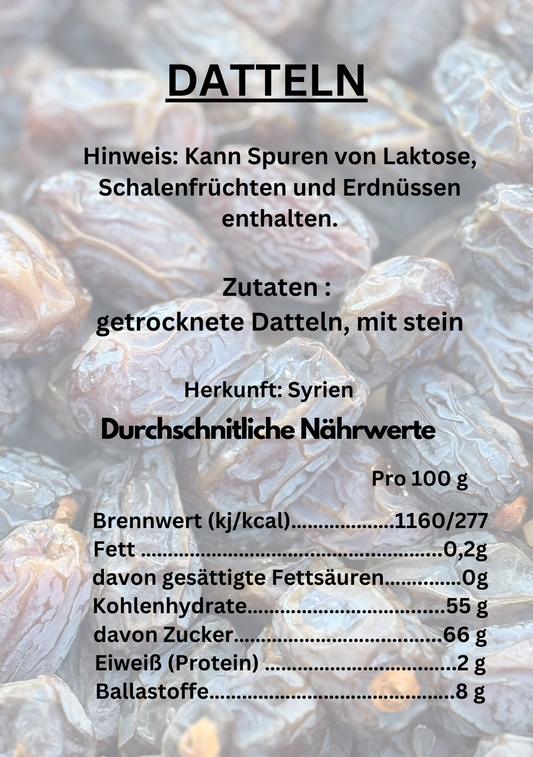 Premium Trockenfrüchte - Datteln